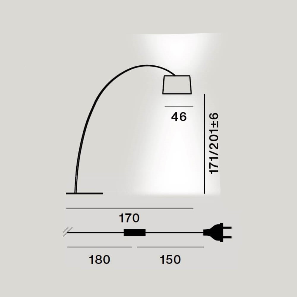 Twiggy E27 Floor Lamp