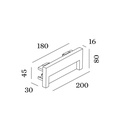 Reto 2.0 Outdoor Recessed Wall Light