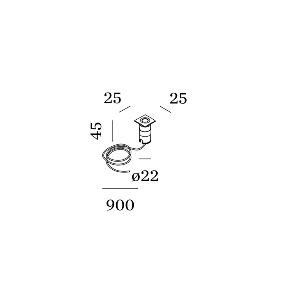 Card 0.2 Exterior in-ground Light