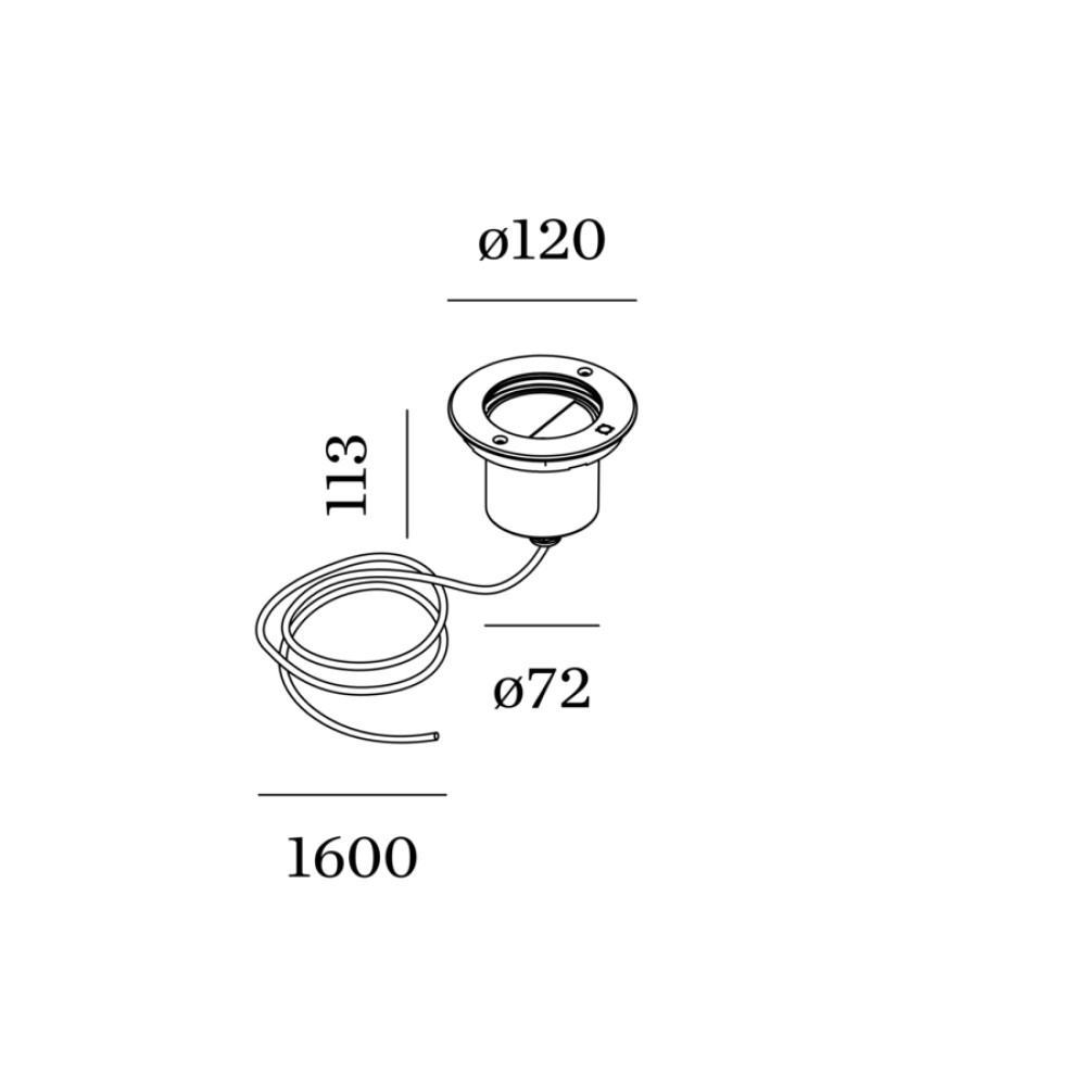 Map Asym 1.2 Exterior in-ground Light