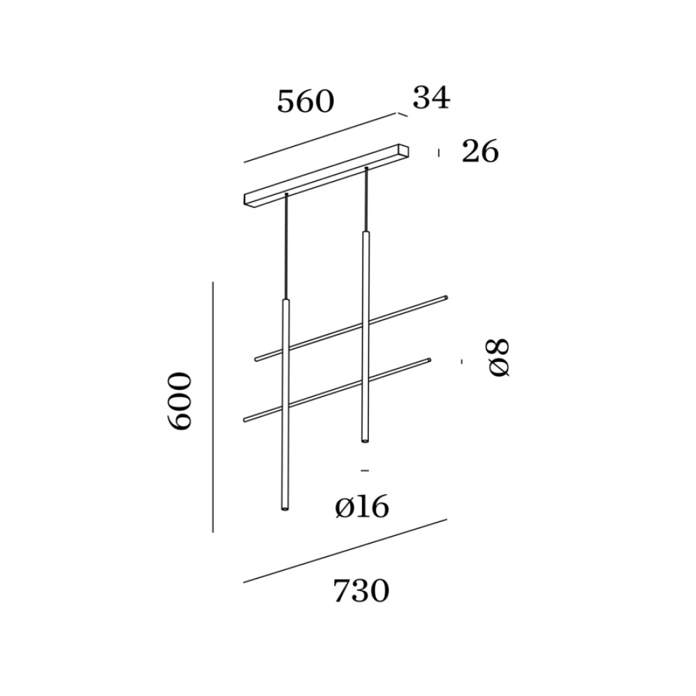 Net 2.0 Suspension Lamp