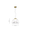 Mountain View Suspension Lamp