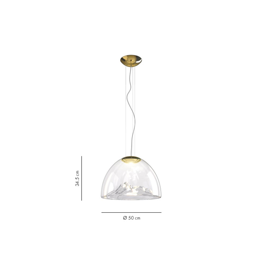 Mountain View Suspension Lamp