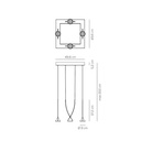 Jewel 4 Suspension Lamp