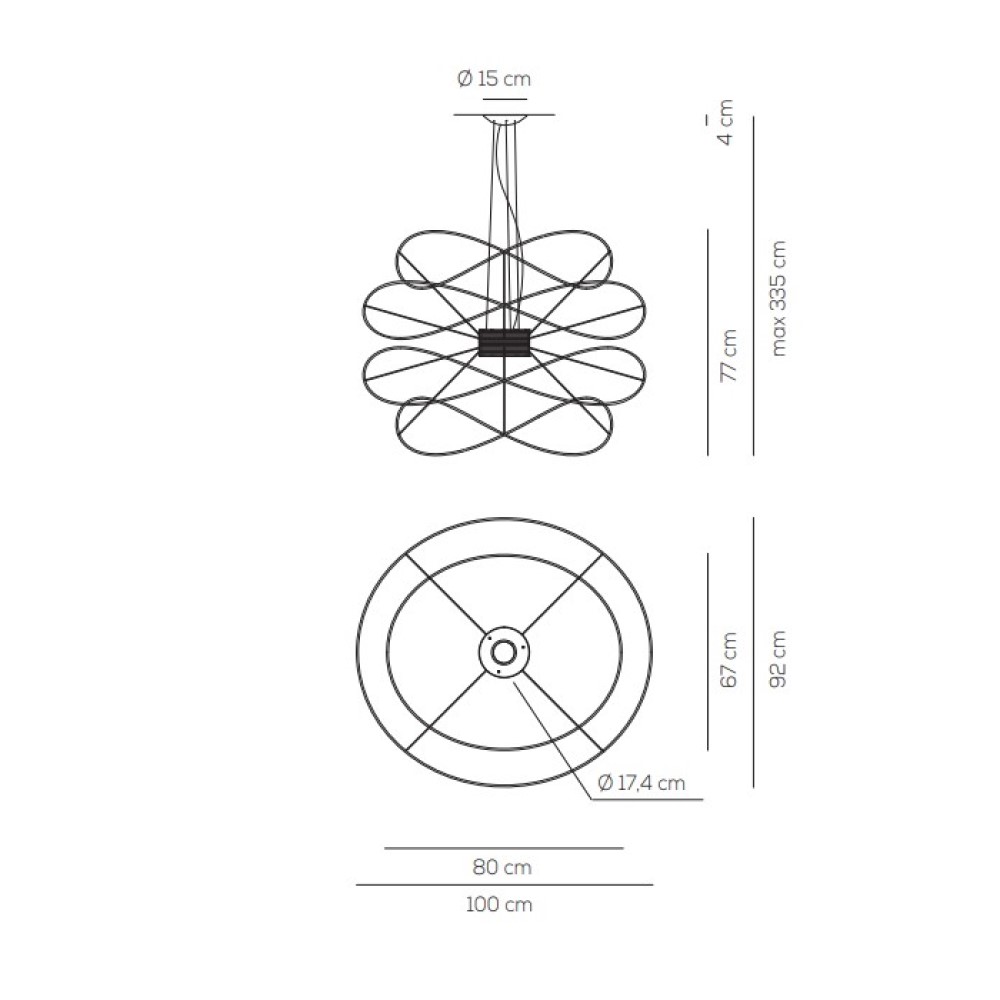 Hoops 4 Suspension Lamp