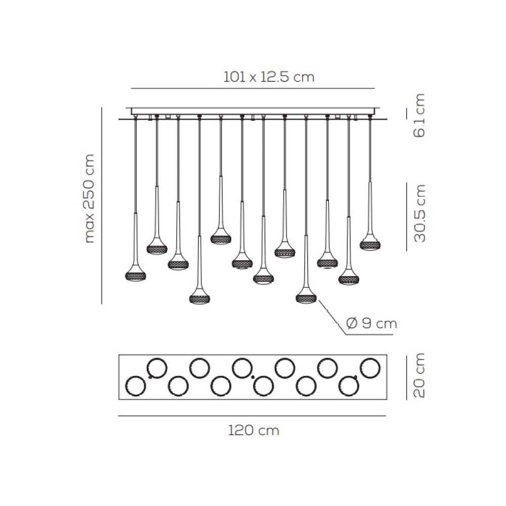 Fairy 12 Suspension Lamp