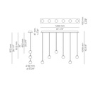 Alfi L120S.6 Suspension Lamp