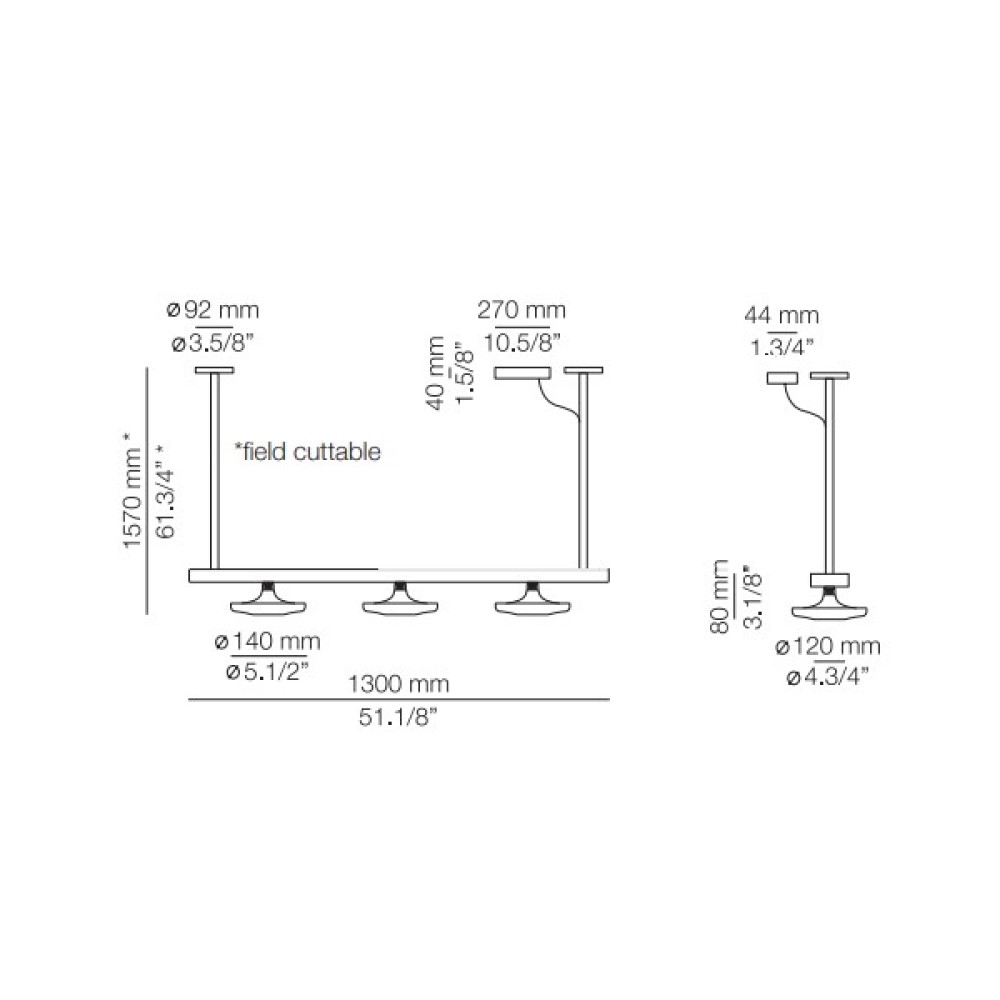 Button T-3305S Suspension Lamp