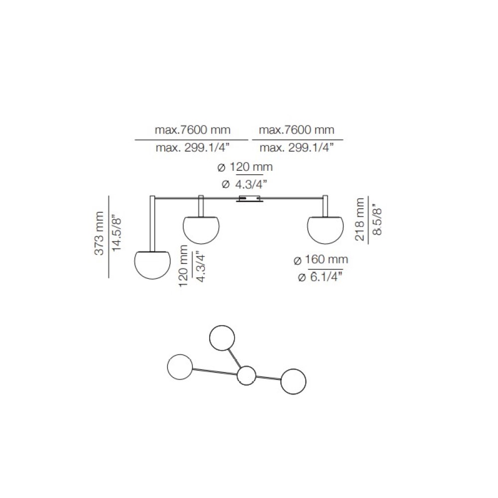 Circ R12.2S1M Ceiling Light