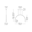 Volta T-3535S Suspension Lamp