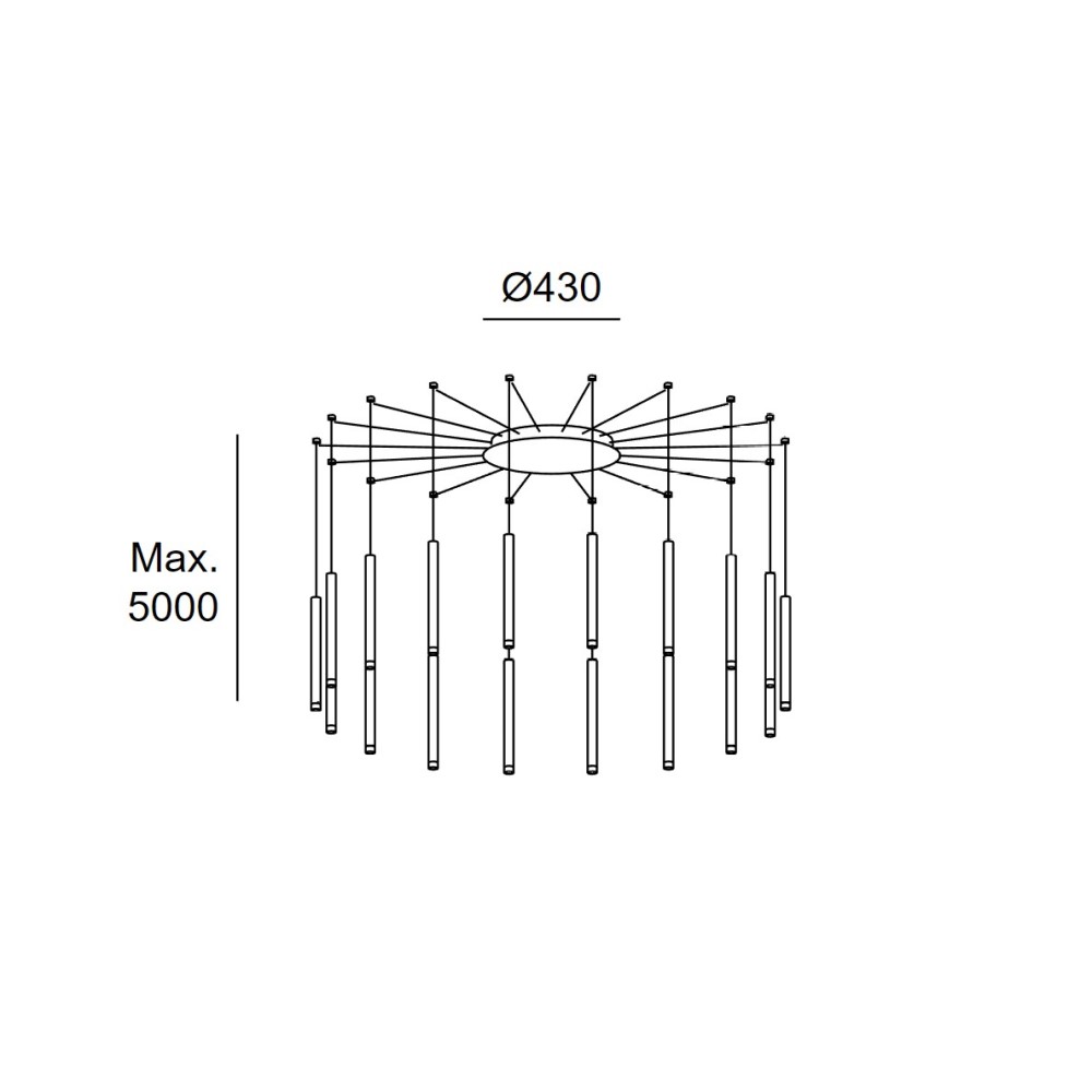 Candle 18 Suspension Lamp