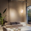 Voiles Small Recessed Suspension Lamp