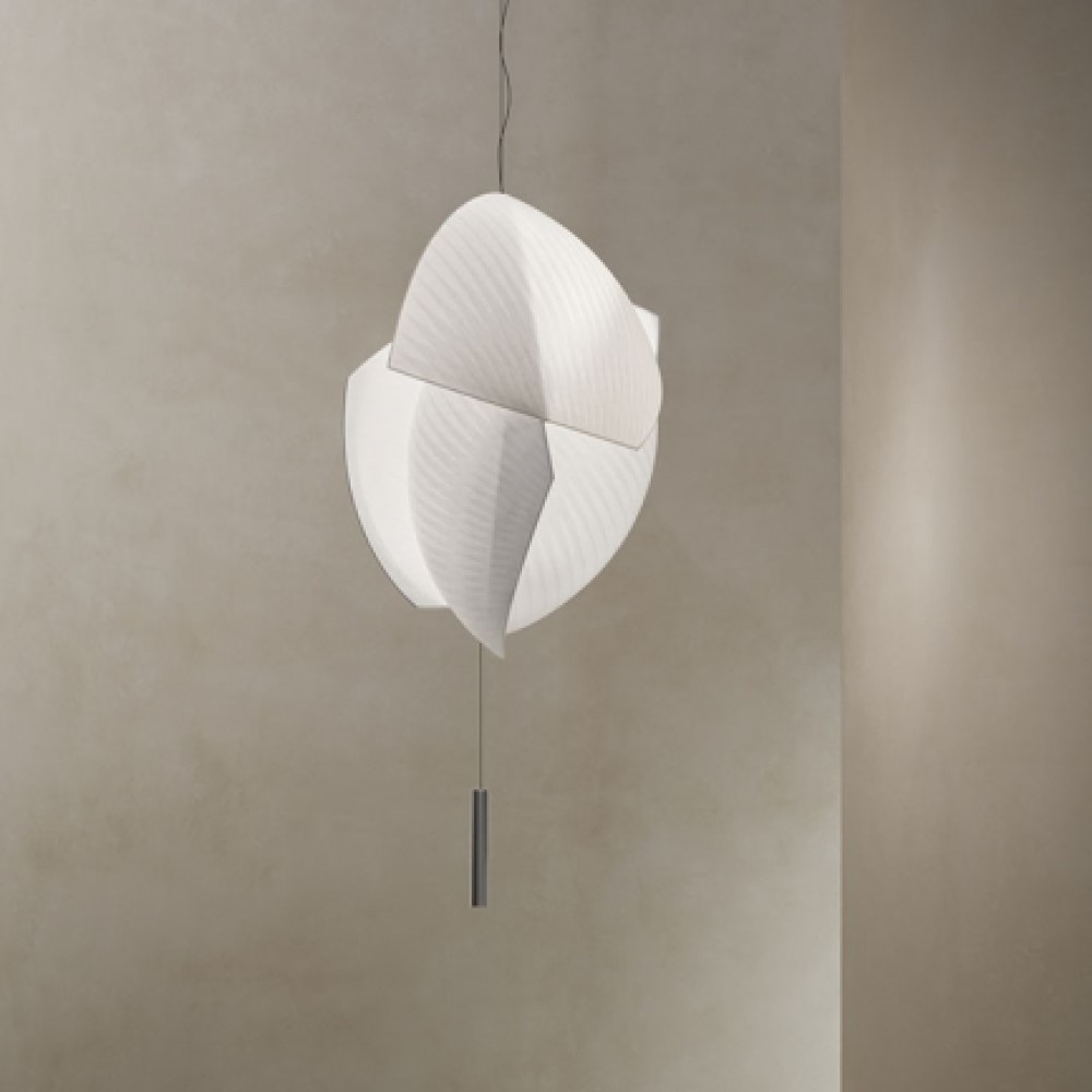 Voiles Small Recessed Suspension Lamp