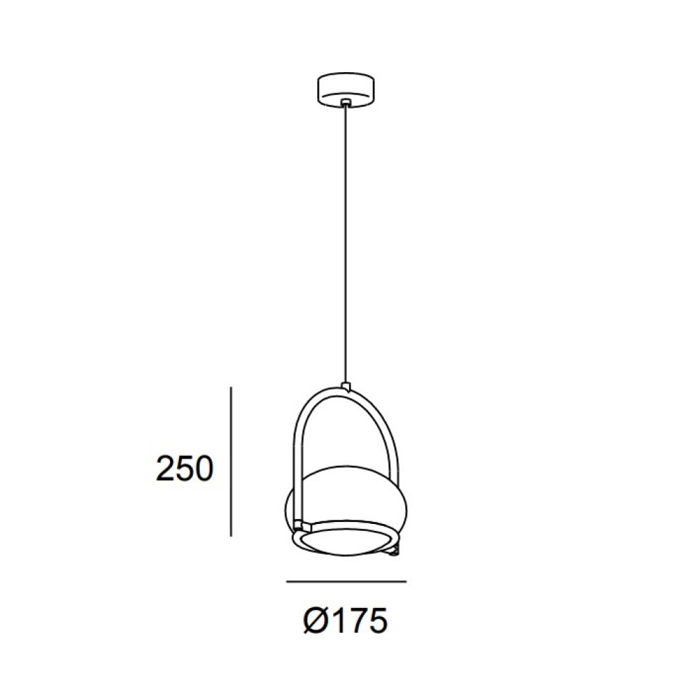 Coco Single Suspension Lamp