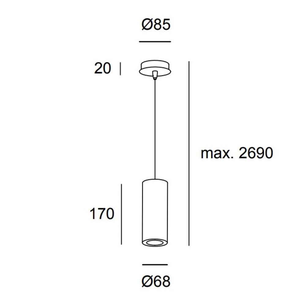 Pipe Suspension Lamp