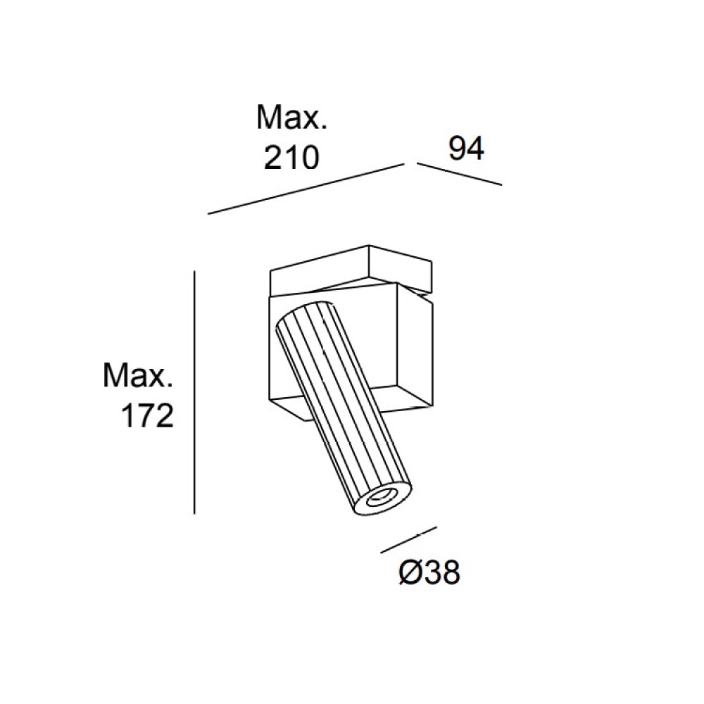 Prolix Single Ceiling Light