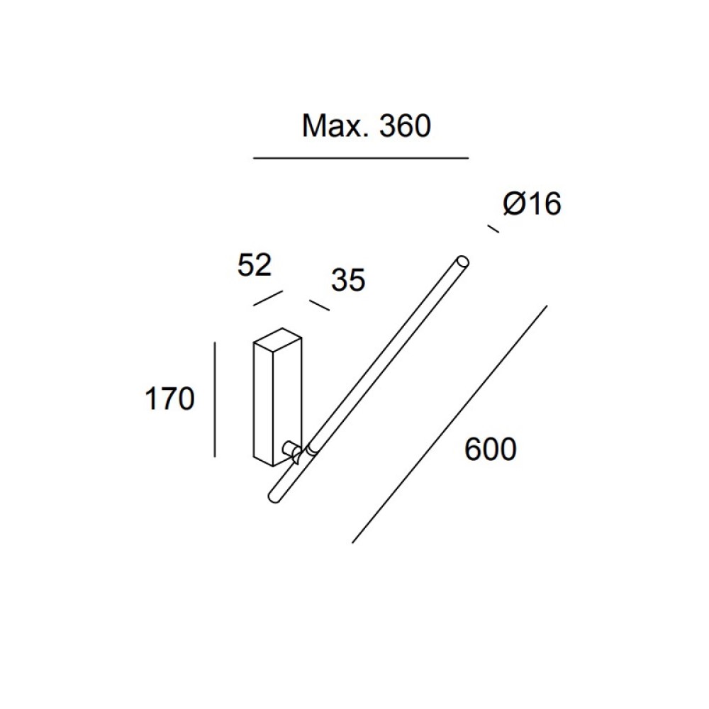 Tubs Wall Light