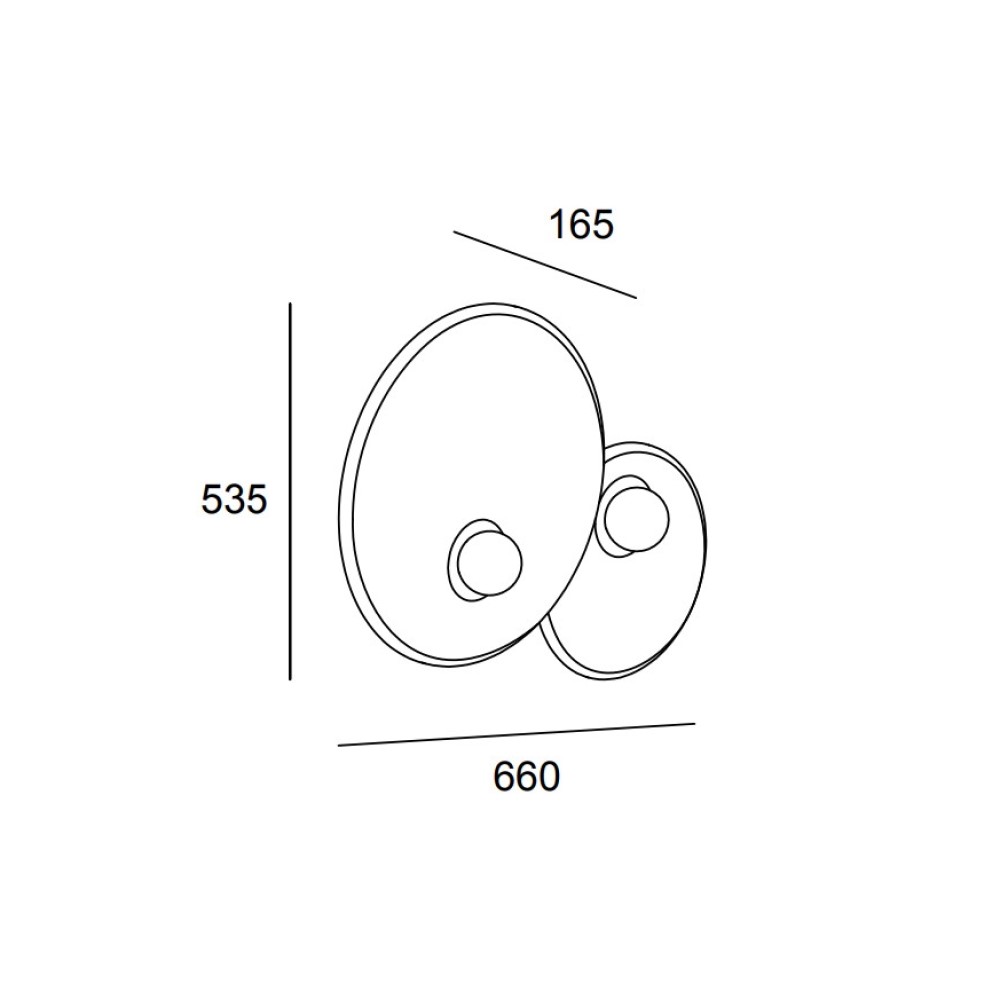 Trip Double Wall Light