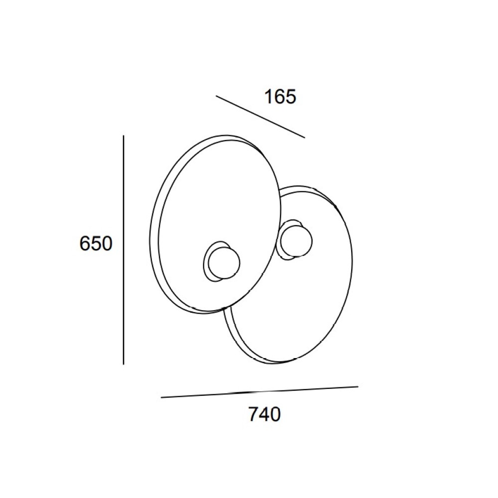 Trip Double Wall Light