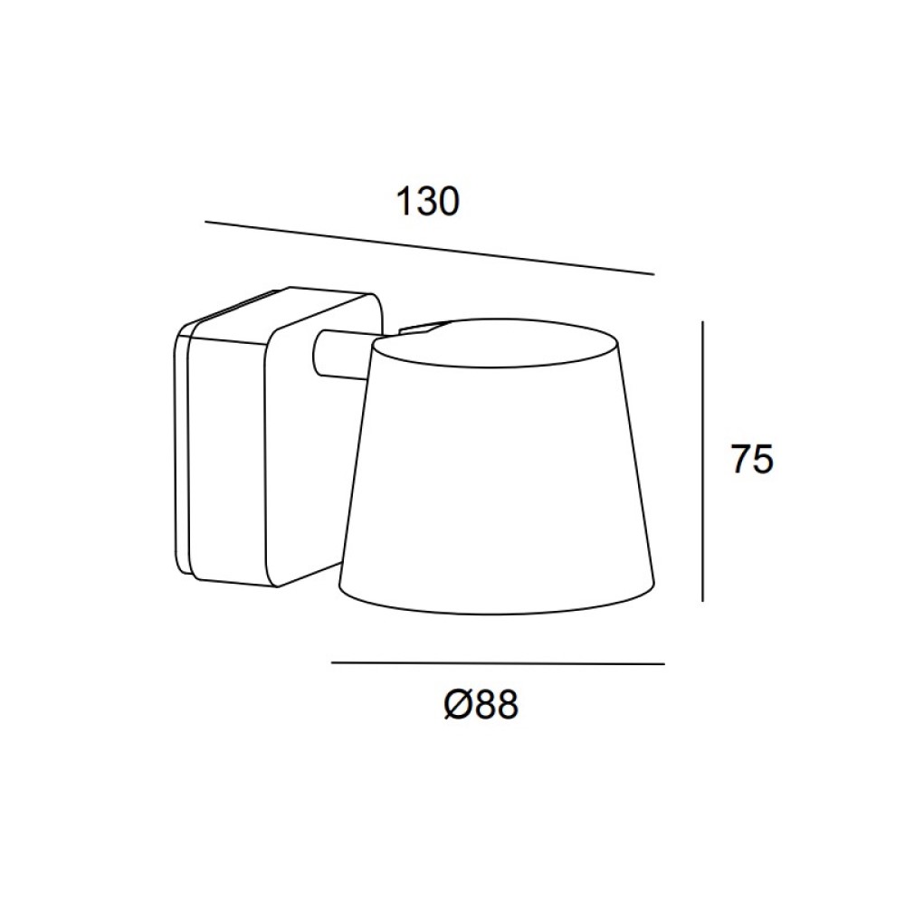 Drone Single Wall Light