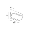 Oval Wall Light