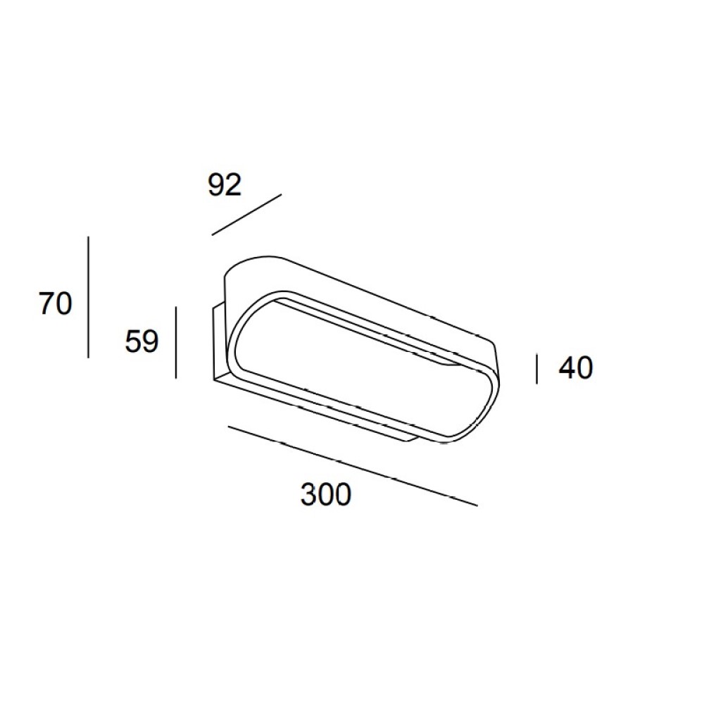 Oval Wall Light