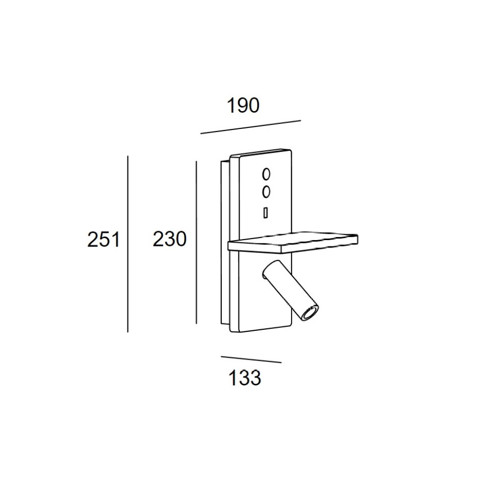 E-lamp Wall Light