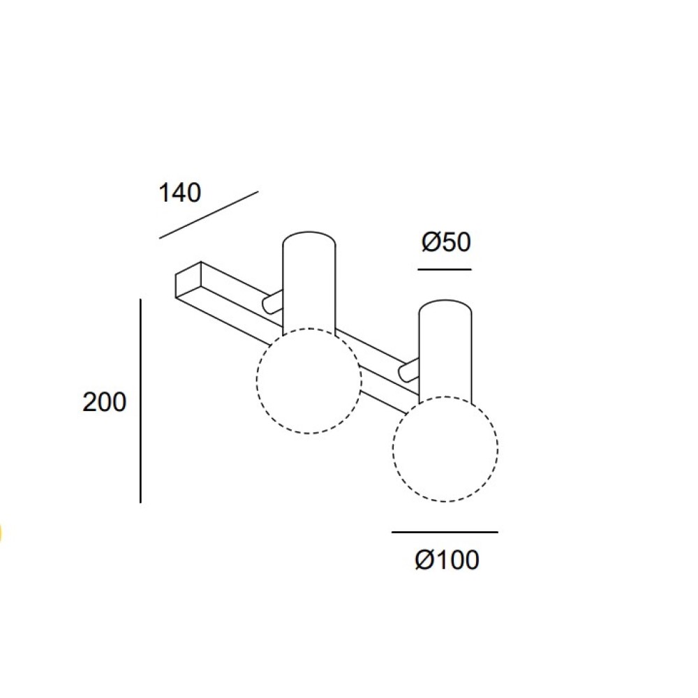 Mist Double Wall Light