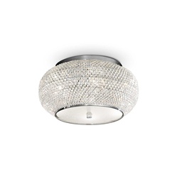 Pashà Ceiling Light (Chrome, Ø40cm)