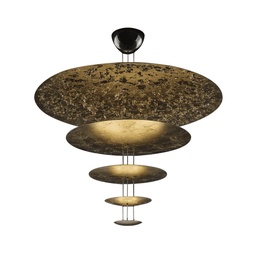 Macchina della Luce mod. D Suspension Lamp (Gold Color Leaf)