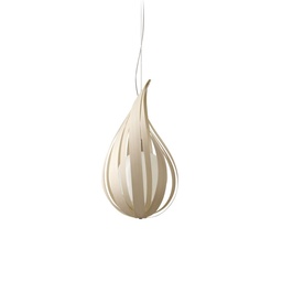 Raindrop Suspension Lamp (White Veener, 30cm)