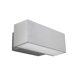 Afrodita LED Double Emission Outdoor Wall Light (Grey, 3000K - warm white)