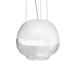 Mirage Suspension Lamp (White Glass, 2700K - warm white, PHASE CUT)