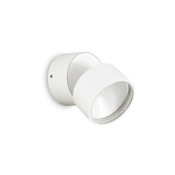 Omega Round Outdoor Wall and Ceiling Light (White, 3000K - warm white)