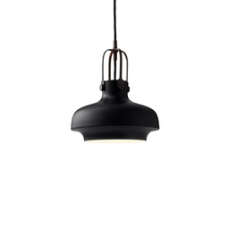 Copenhagen Suspension Lamp (Matte black, Ø20cm)