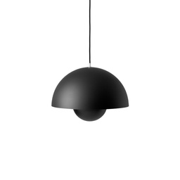 Flowerpot Suspension Lamp (Matte black)