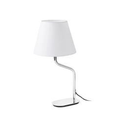 Eterna Table Lamp (Chrome - White)