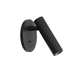 Atria Recessed Wall Light (Black)