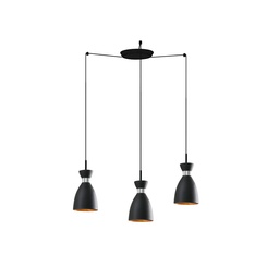 Retro Suspension Lamp            (Black - Copper)
