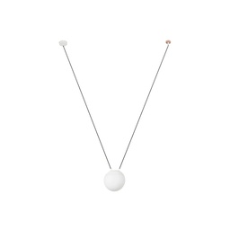 Mine 1 Suspension Lamp        (White, Opal Glass)