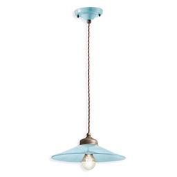 Colors Suspension Lamp (Azzuro, Ø30cm)