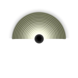Tapis 2.0 Wall Light (Feel Jade (NCS S 2005 – G90Y), 2700K - warm white)