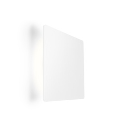 Miles Square Wall Light (White, 22cm, 2700K - warm white)