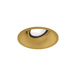 Deep Adjust 1.0 LED Recessed Ceiling Light (Gold, Wire springs, 2700K - warm white)