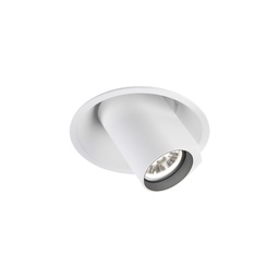 Bliek Round 1.0 LED Recessed Ceiling Light (White, Wire springs, 2700K - warm white)