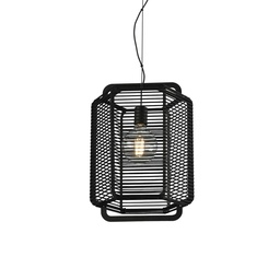 Corda Suspension Lamp (Black, 35.5cm)