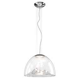 Mountain View Suspension Lamp (Crystal/Chrome)