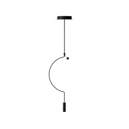 Liaison Suspension Lamp (Black, 57cm)