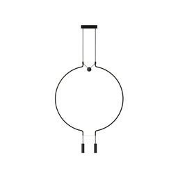 Liaison 2 Suspension Lamp (Black, 57cm)