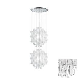 Aura Suspension Lamp (rigadin crystal, Ø47cm)